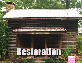 Historic Log Cabin Restoration  Lamar County, Alabama